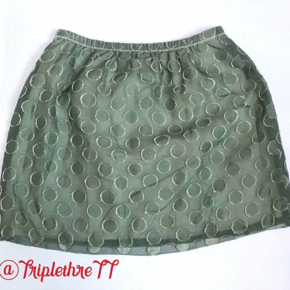 J.Crew Organza Mini Skirt Silk / Linen ❤️